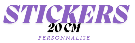 Stickers à ton idée 20cm