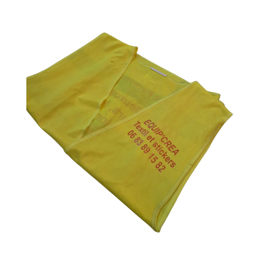Gilet jaune Personnalisé