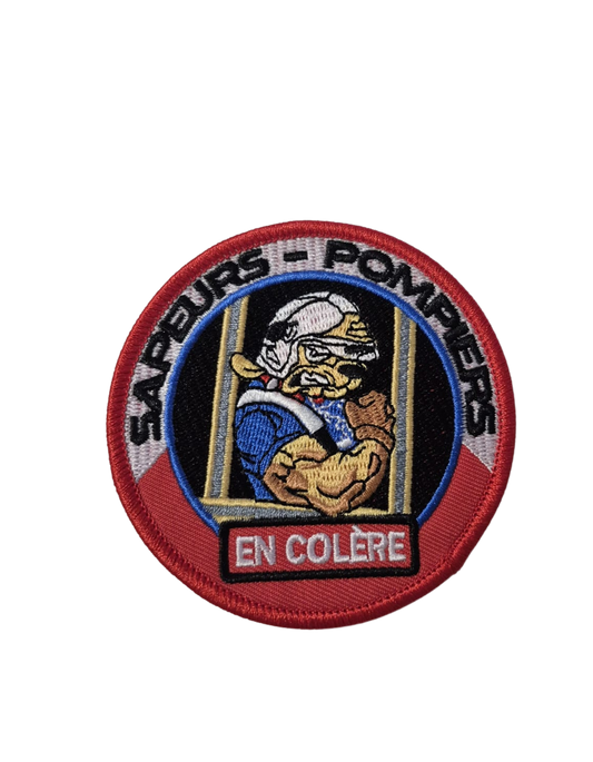 Écusson Pompier en colère