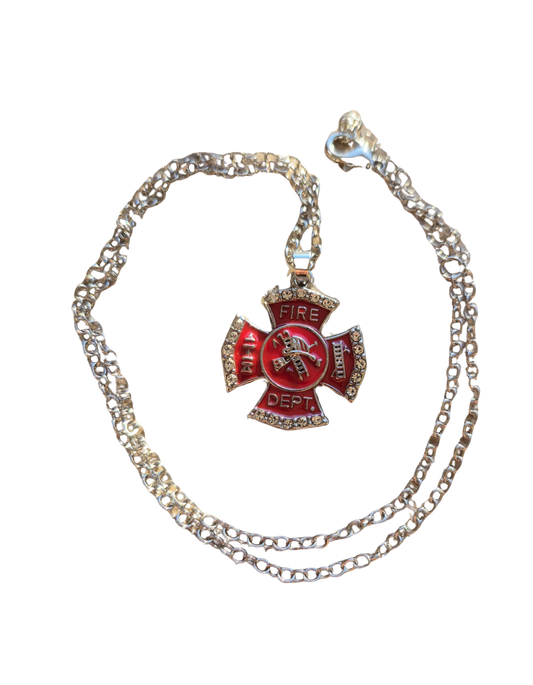 Pendentif Pompier US